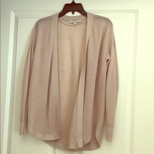 Ann Taylor Loft tan cardigan